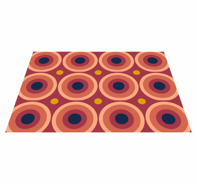 Original dækkeserviet med geometrisk cirkelmønster - TenStickers