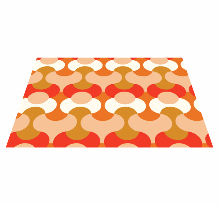 Moderne dækkeserviet med livlige geometriske motiver - TenStickers