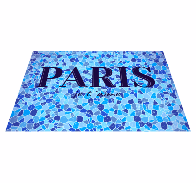Tekst dækkeserviet paris kærlighed citat - TenStickers