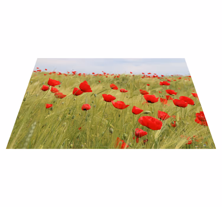 Original dækkeserviet poppy field - TenStickers