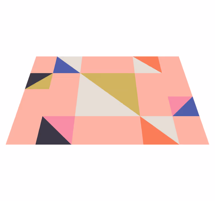 Kunst geometriske mønster originale vinyl placemats - TenStickers
