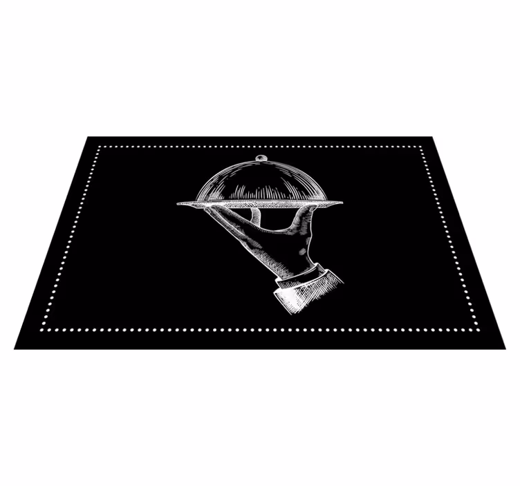 Original dækkeserviet elegant serveringshånd - TenStickers