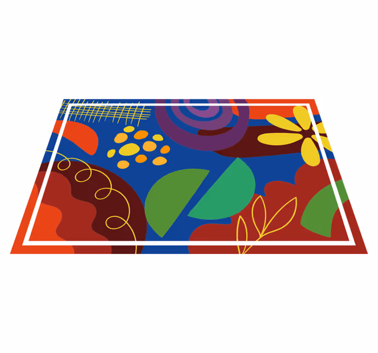 Original dækkeserviet med iøjnefaldende geometriske motiver - TenStickers