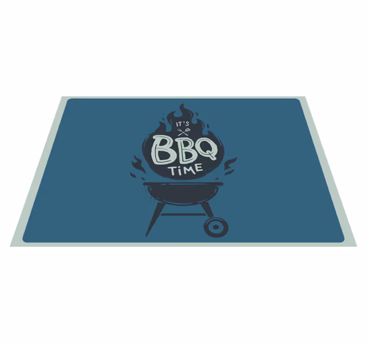 Mad citat grå design restaurant dækkeservietter - TenStickers