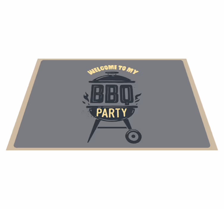 Velkommen til min bror fest tekst dækkeserviet - TenStickers