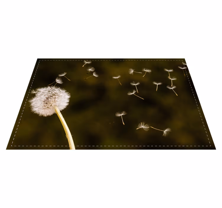 Original dækkeserviet pusteblomstfrø - TenStickers