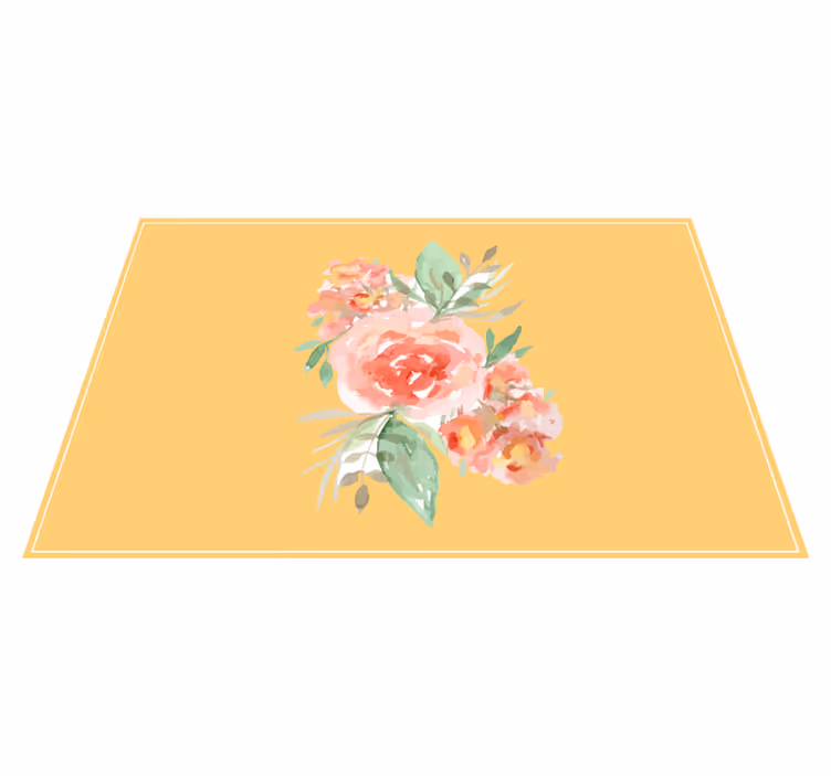 Original dækkeserviet med blomstermønster - TenStickers