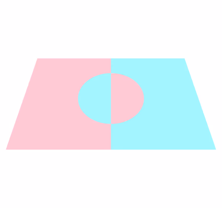 Moderne dækkeserviet skålarrangement minimalisme - TenStickers