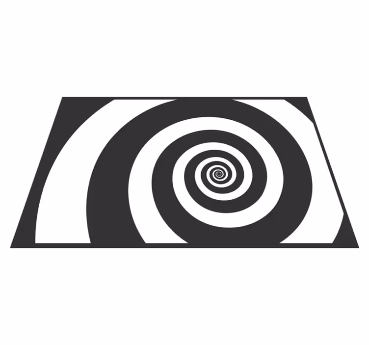 Dækkeserviet spiraloptisk effekt - TenStickers