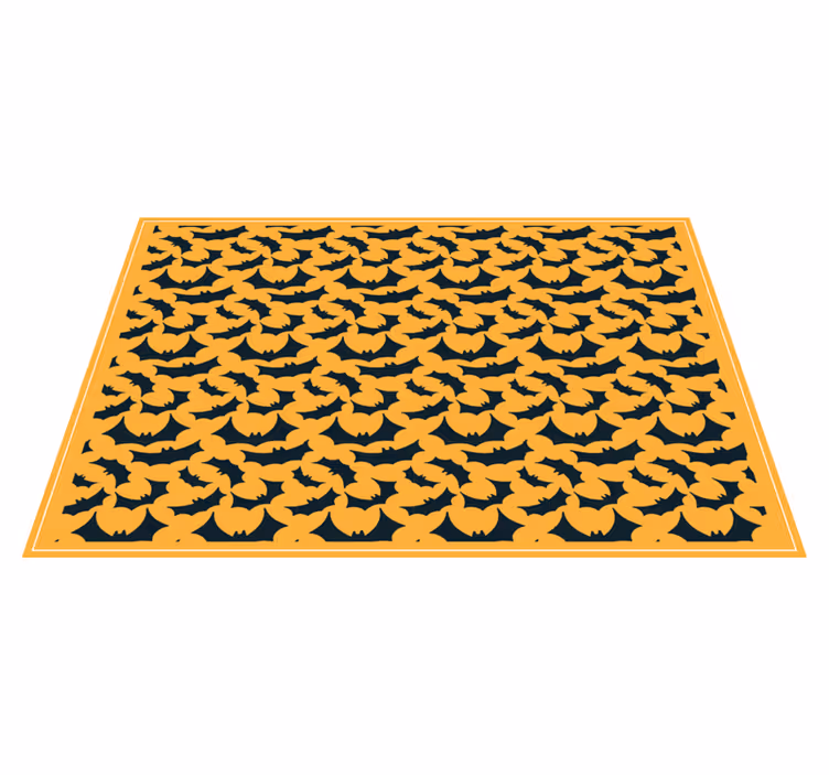 Halloween dækkeserviet med flagermusmønster - TenStickers