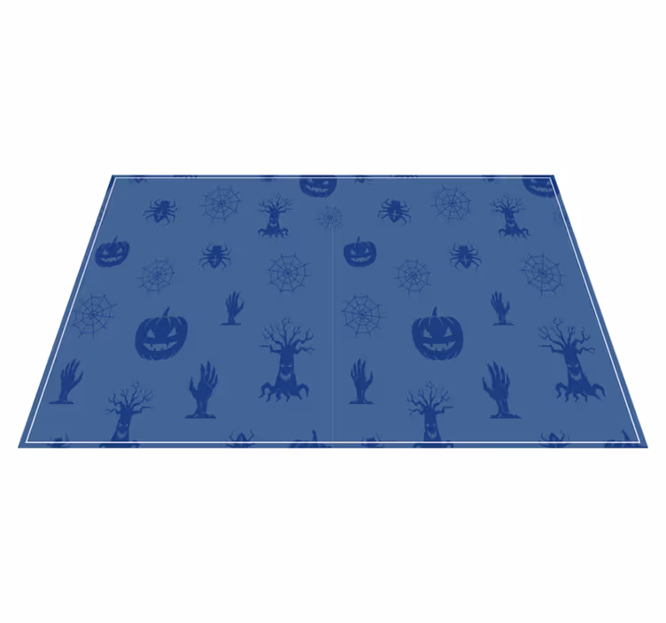 Halloween dækkeserviet med uhyggeligt tema - TenStickers
