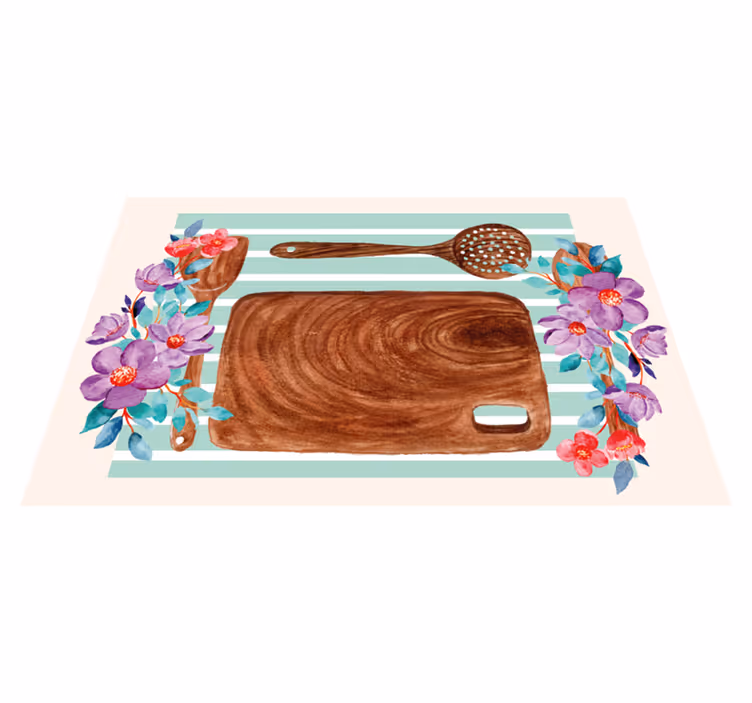 Original dækkeserviet elegant kulinarisk scene - TenStickers