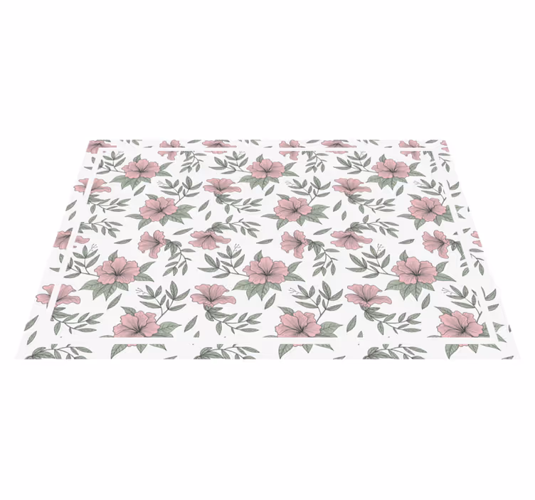 Original dækkeserviet med blomsterkomposition - TenStickers