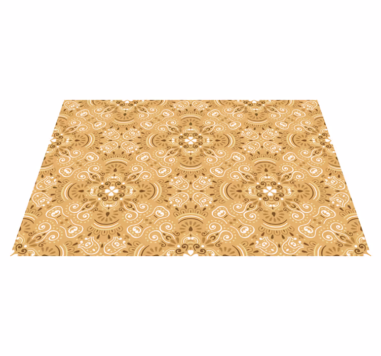 Elegant blomsterdesign dækkeserviet - TenStickers