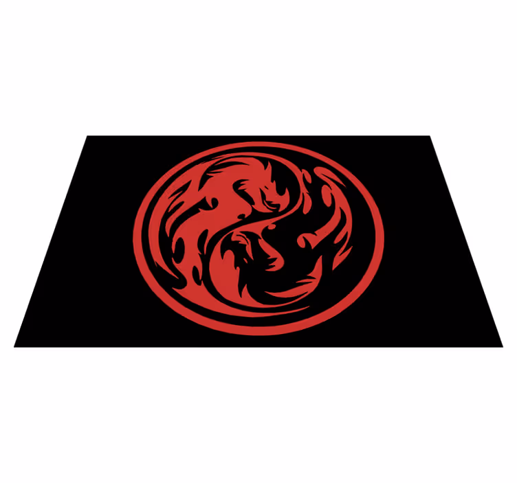 Original dækkeserviet med drageemblem motiv - TenStickers