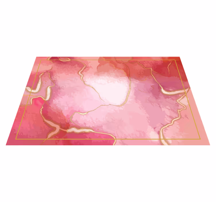 Dækkeserviet elegant pink marmor - TenStickers