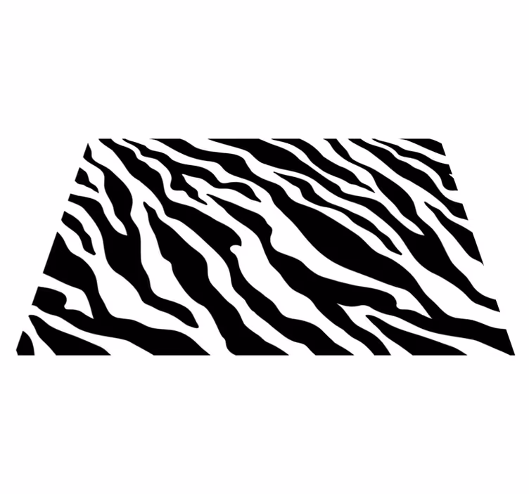 Dækkeserviet med zebrastriber mønster - TenStickers