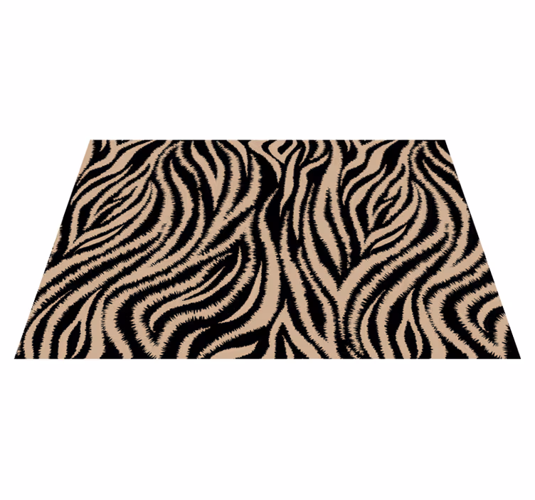 Zebra mønstret dækkeserviet - TenStickers