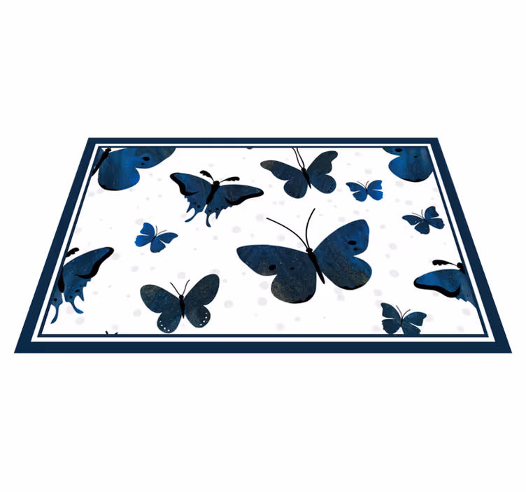 Original dækkeserviet sommerfuglemønster kunst - TenStickers