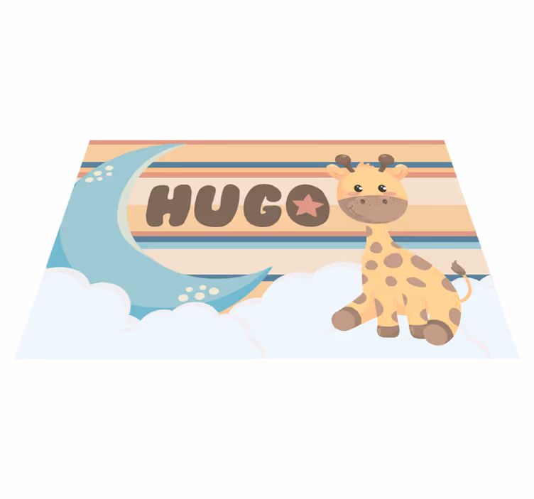 Dækkeserviet børn sød giraffefigur - TenStickers
