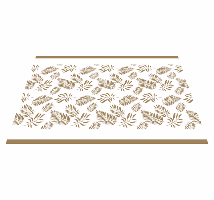 Elegant blad inspiration dækkeserviet - TenStickers