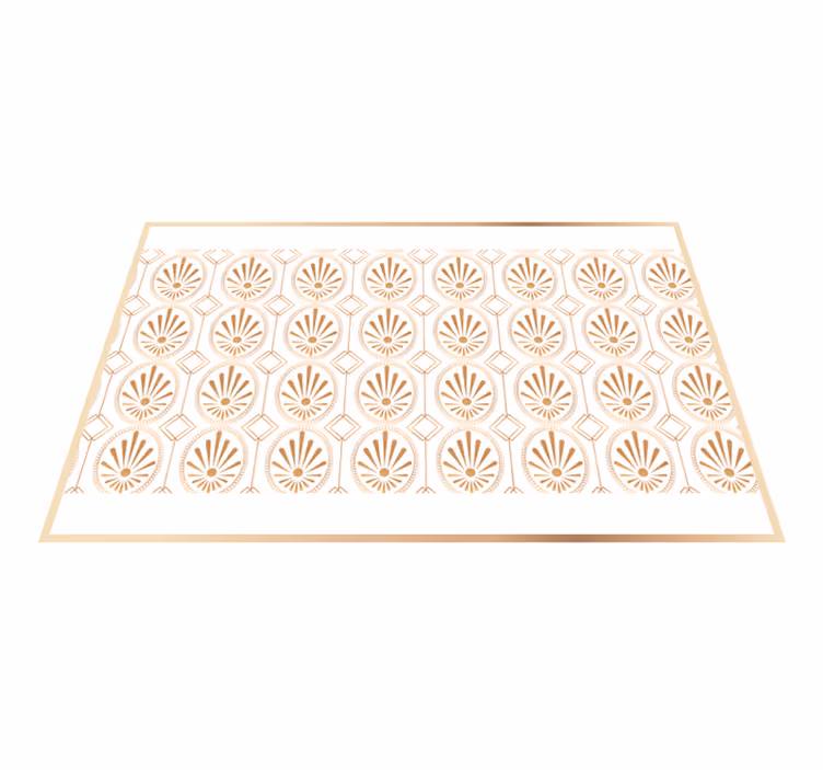 Moderne dækkeserviet elegant blade element - TenStickers