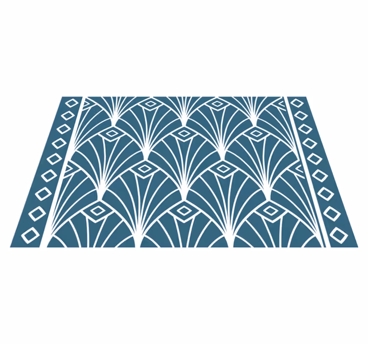 Moderne dækkeserviet med stilfuldt blomsterprint - TenStickers