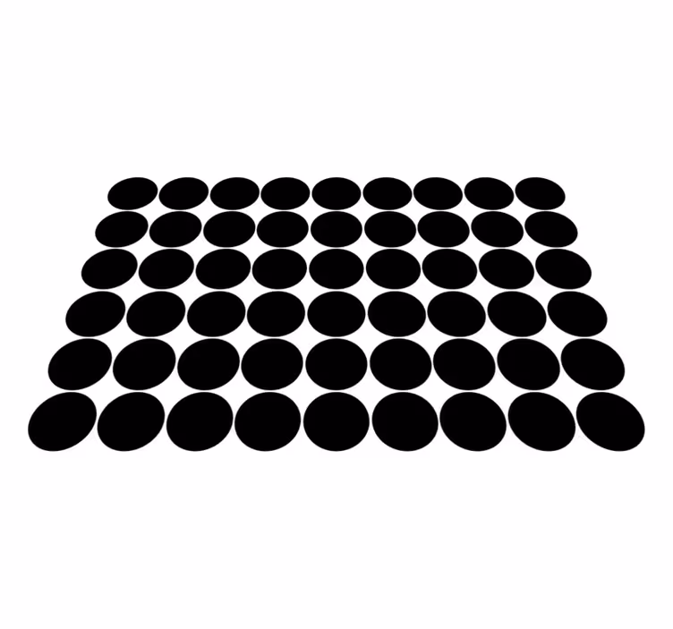 Dækkeserviet abstrakt cirkulært mønster - TenStickers