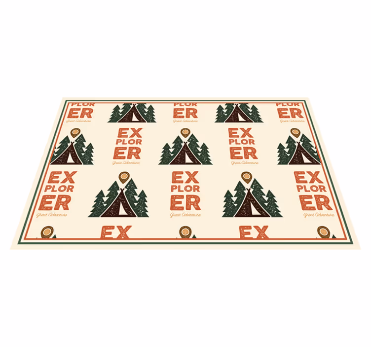Original dækkeserviet med eventyrmønster - TenStickers