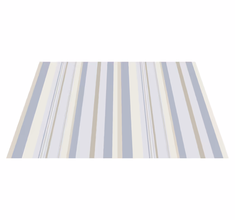 80'er blå og beige striber originale dækkeservietter - TenStickers