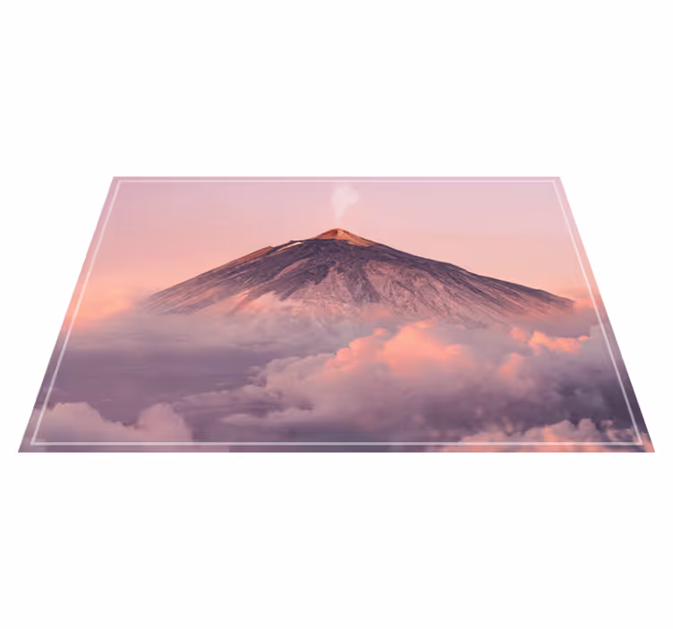 Vulkan top æstetisk fotografi dækkeserviet - TenStickers
