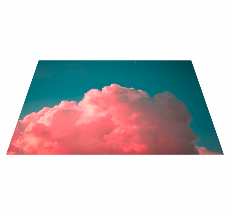 Moderne dækkeserviet i lyserød sky blush - TenStickers