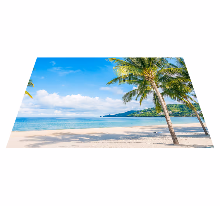 Original dækkeserviet tropisk drøm strand - TenStickers