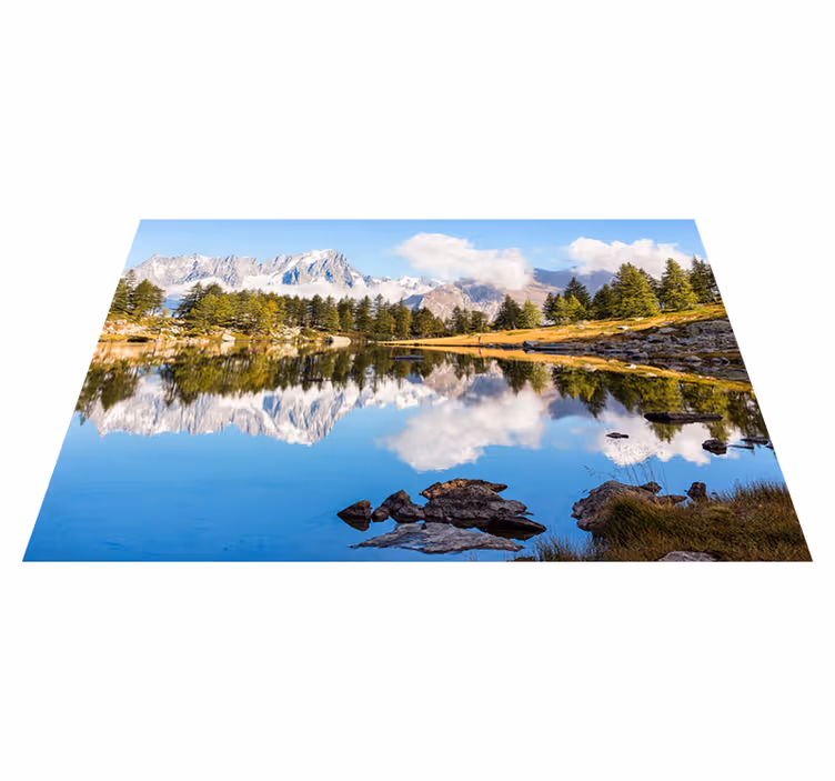 Original dækkeserviet farverige landskaber - TenStickers