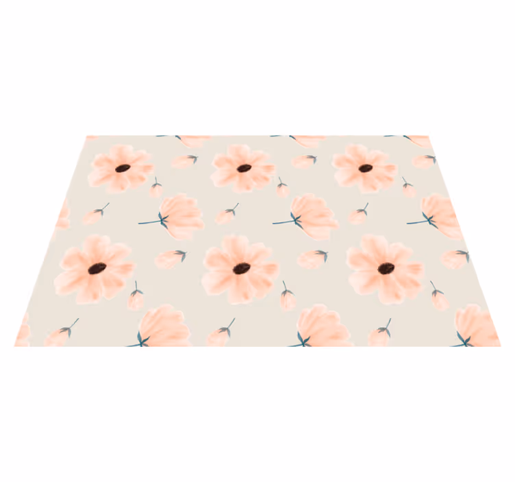 Original dækkeserviet med blomsterinspireret design - TenStickers
