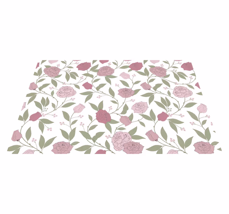 Original dækkeserviet med blomsterligt elegant mønster - TenStickers