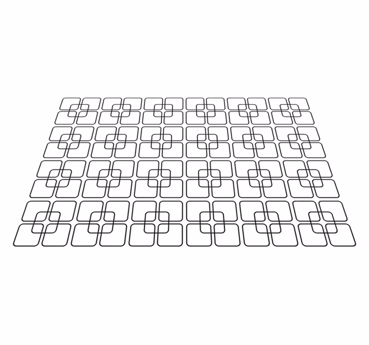 Dækkeserviet med geometrisk mønsterdesign - TenStickers