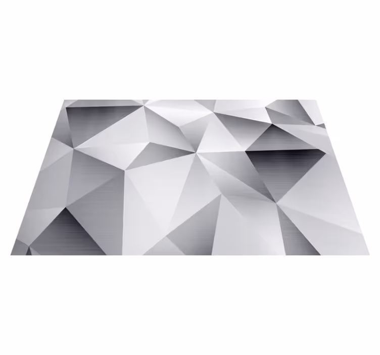 Moderne dækkeserviet med geometrisk metallic mønster - TenStickers