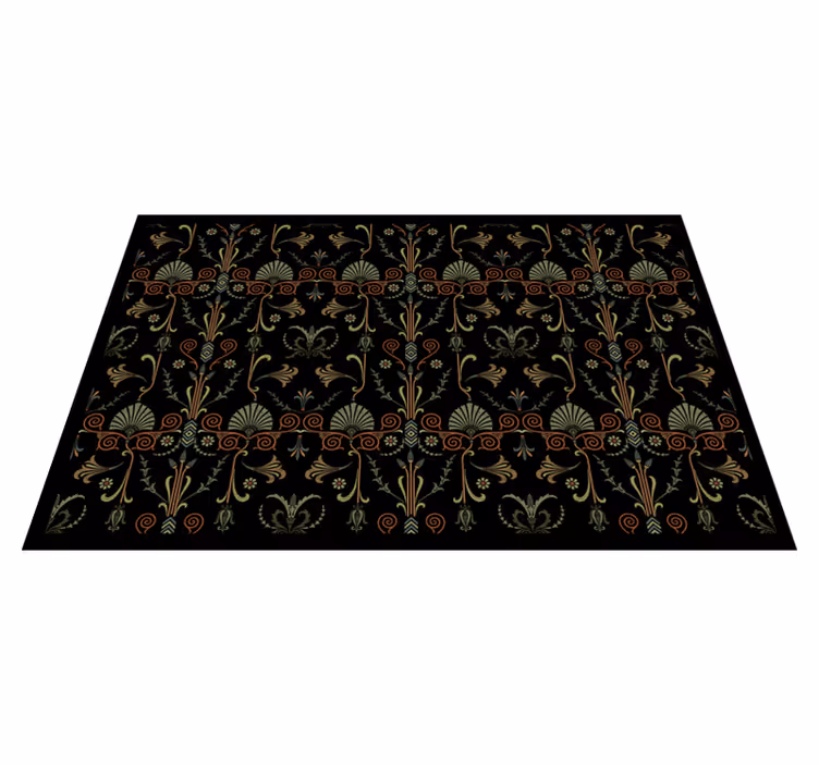 Floral tekstureret finish dækkeserviet - TenStickers
