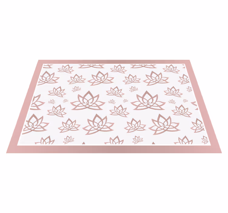Elegant lotusmønster dækkeserviet - TenStickers