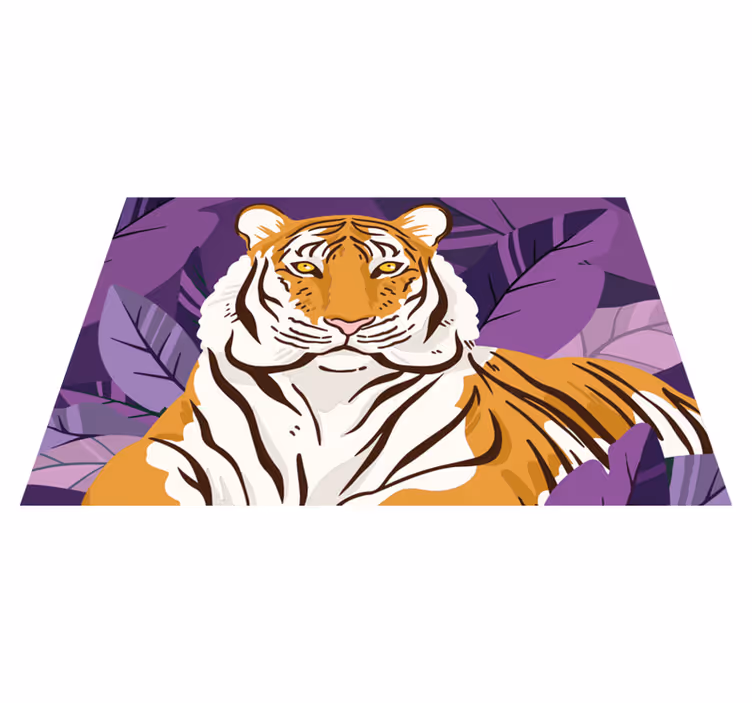 Dækkeserviet børn majestætisk tiger portræt - TenStickers