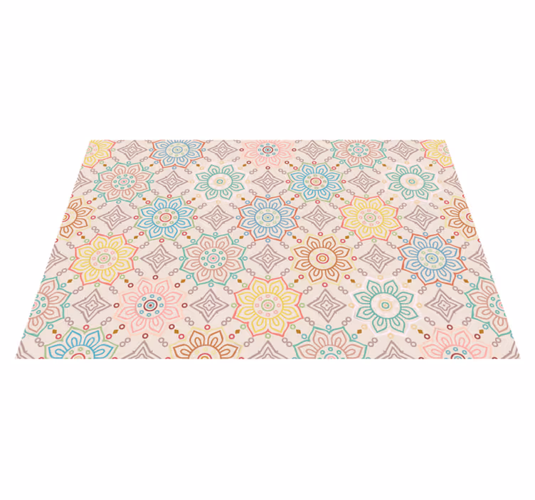 Original dækkeserviet livlig botanisk print - TenStickers