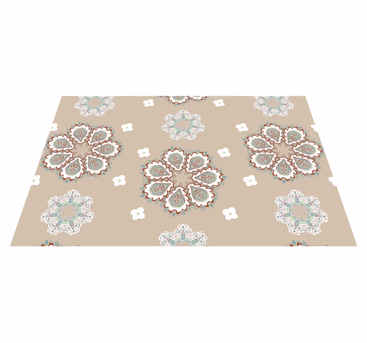 Dækkeserviet med elegante blomsterdesigns - TenStickers