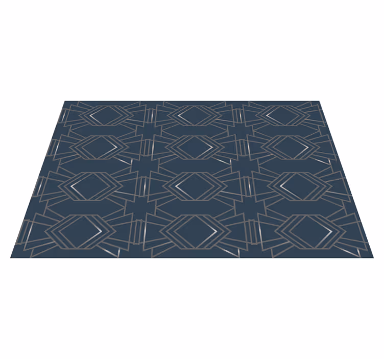 Moderne dækkeserviet med elegant geometrisk element - TenStickers