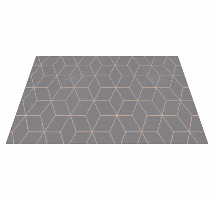 Dækkeserviet med hexagonalt mønster - TenStickers