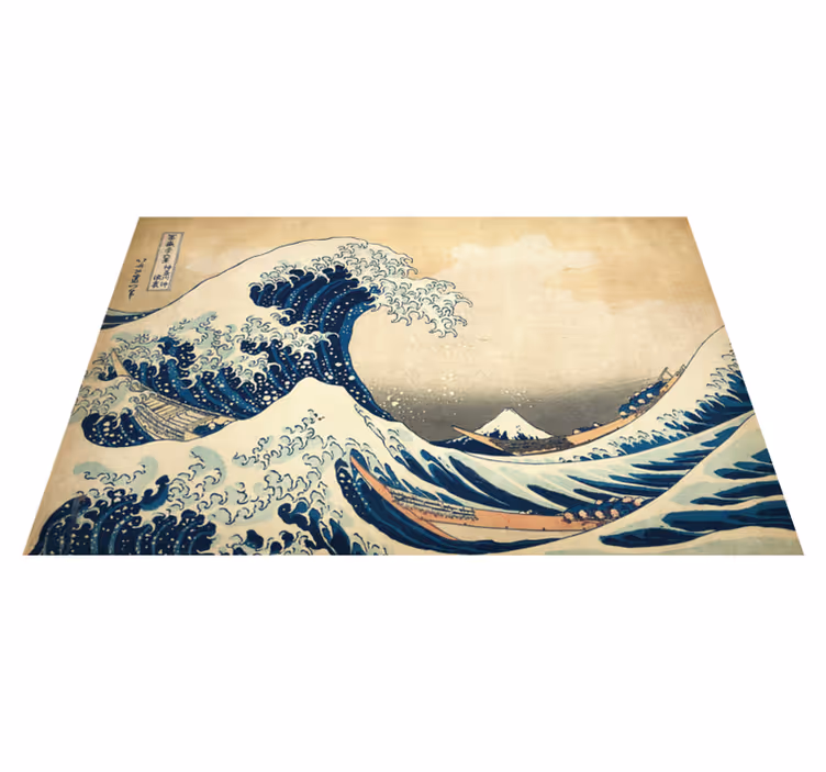 Hokusai kanagawa wave dækkeservietter - TenStickers