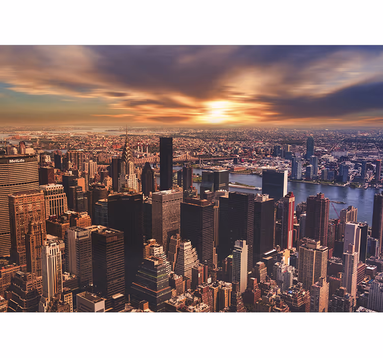 Morgen i new york fototapet - TenStickers