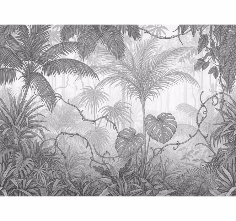 Fototapet jungle sky danser landskab - TenStickers