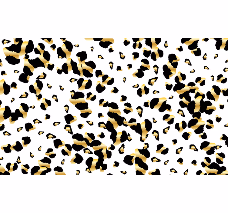 Afrikansk fototapet med leopardprint dyrehuddesign - TenStickers