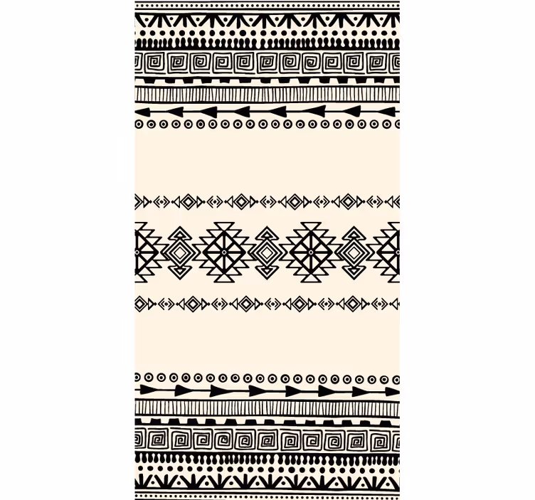Afrikansk fototapet tribal stil - TenStickers